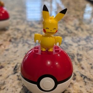 Yellow and Red Pikachu Toy Figure